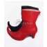 DC Comics Batman Arkham Asylum Harley Quinn Joker Black And Red Shoes Cosplay Boots