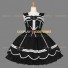 Sleeveless Sweet Love Lolita Dress Black Tiered Ruffle Dress