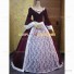 High Quality Victorian Style Marie Antoinette Wine Dress Ball Gown