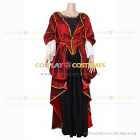 Pirates Of The Caribbean Cosplay Elizabeth Swann Costume Elizabeth Turner Red Dress