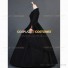 Victorian Style Marie Antoinette Black Ball Gown Prom