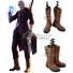 Devil May Cry Nero Brown Shoes Cosplay Boots