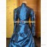 Gothic French Bustle Formal Dress Colonial Theatrical Premium Quality Costume Blue