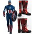 Marvel Avengers Age of Ultron Captain America Steven Steve Rogers Black Shoes Cosplay Boots