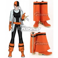 DC Comics Ravager Rose Wilson Orange Shoes Cosplay Boots