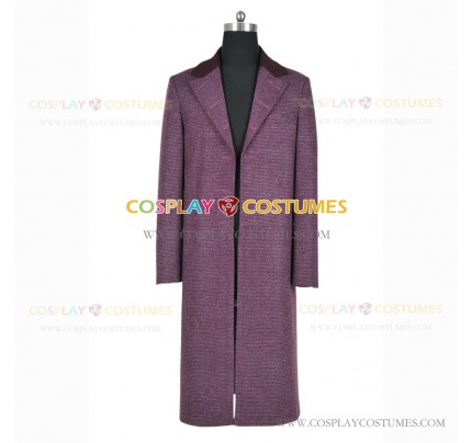 11th Dr Matt Smith Costume for Doctor Who Cosplay Trench Coat