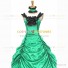 Steampunk Southern Belle Saloon Girls Theater Ruffles Green Dress Evening Gown