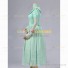 1920's Edwardian Style Mint Green Retro Dress