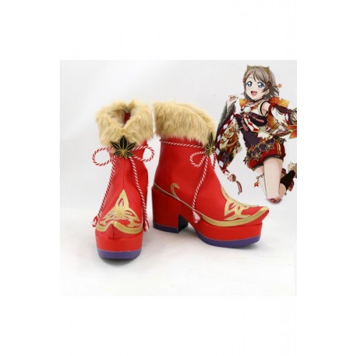 Love Live ! Maple Leafs Cosplay Shoes Custom Made