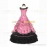 Steampunk Southern Belle Saloon Girls Theater Ruffles Pink Dress Evening Gown