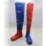 DC Batman Harley Quinn Blonde Anime Red Blue Cosplay Boots