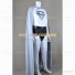 Superman Cosplay Costume Clark Kent Jumpsuit Uniform Cape Gray