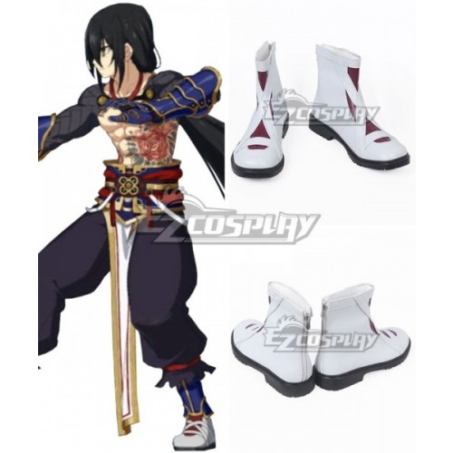 Fate Grand Order Assassin Yan Qing White Cosplay Shoes