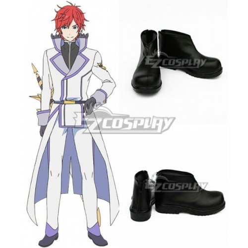 Re: Life In A Different World From Zero Reinhard van Astrea Black Cosplay Shoes