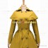 Classic Victorian Gothic Cape Coat Reenactment Dark Yellow Dress