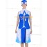 Fairy Tail Cosplay Juvia Lockser Costume Blue Dress