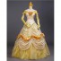 Beauty And The Beast Princess Belle Dress Cosplay Costume J