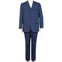 Doctor Who Blue Pinstripe Cosplay Costume