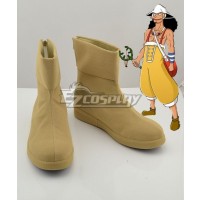 One Piece Usopp Yellow Shoes Cosplay Boots