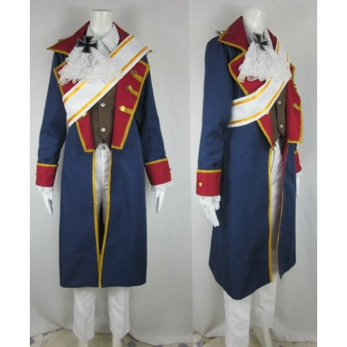 Axis Powers Hetalia Prussia Seven Years War Cosplay Costume