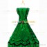 Romantic Southern Belle Marie Antoinette Theater Steampunk Ball Gown Green Dress