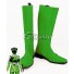 Uchuu Sentai Kyuranger Chameleon Green Hammie Green Shoes Cosplay Boots