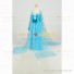 Frozen Princess Elsa Cosplay Costume Blue Dress for Girls
