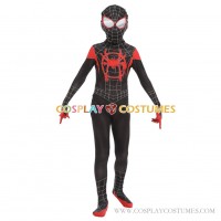 Miles Morales Cosplay Costume From Spider-Man: Into the Spider-Verse