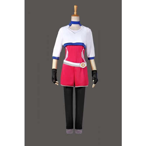 Pokemon Go Female Trainer Team Instinct Mystic Valor White Cosplay Costume