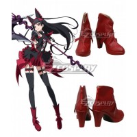 Gate Jieitai Kanochi nite Kaku Tatakaeri Gate Thus the JSDF Fought There Rory Mercury Red Cosplay Shoes