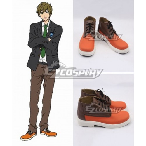 Free! Tachibana Makoto Orange Cosplay Shoes