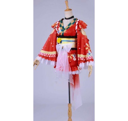 Love Live Sunshine Aqours Dia Kurosawa Summer Festival Kimono Cosplay Costume