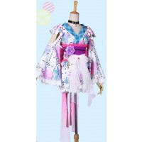 Love Live Sunshine Aqours Yoshiko Tsushima Summer Festival Kimono Cosplay Costume