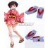 Kabaneri of the Iron Fortress Mumei Kimono Red Cosplay Shoes