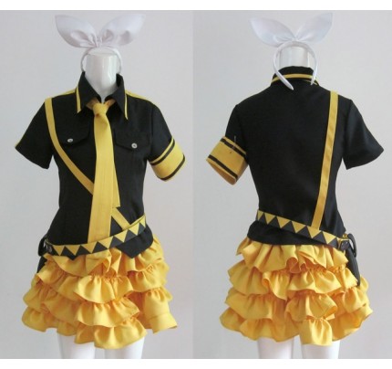 Vocaloid 2 Love Is War Kagamine Rin Cosplay Costume