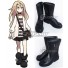 Angels Of Death Satsuriku No Tenshi Ray Rachel Gardner Black Shoes Cosplay Boots