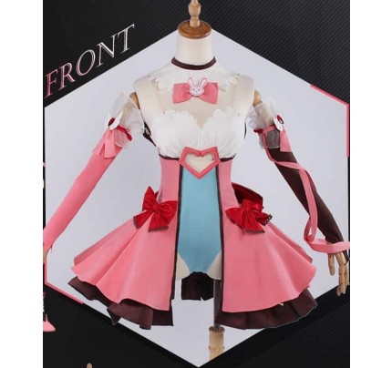 Overwatch D.VA Dress Cosplay Costume