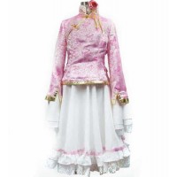 Axis Powers Hetalia Pink And White Taiwan Cosplay Costume