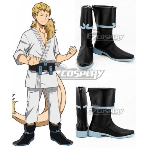 My Hero Academia Boku No Hero Akademia Mashirao Ojiro Black Blue Cosplay Shoes