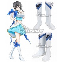 Magical Girl Ore Magical Girl Sakuyo Mikage White Shoes Cosplay Boots