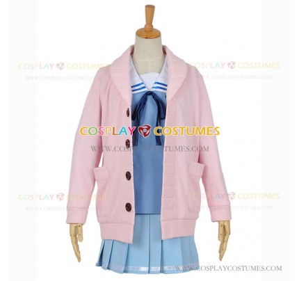 Mirai Kuriyama Costume from Beyond The Boundary Kyoukai No Kanata Cosplay Full Set