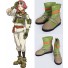 Kabaneri of the Iron Fortress Yukina Green Cosplay Shoes