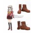 Charlotte Nao Tomori Brown Cosplay Shoes