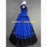 Antique Victorian Fairytale Gown Fancy Dress Stage Dress Blue