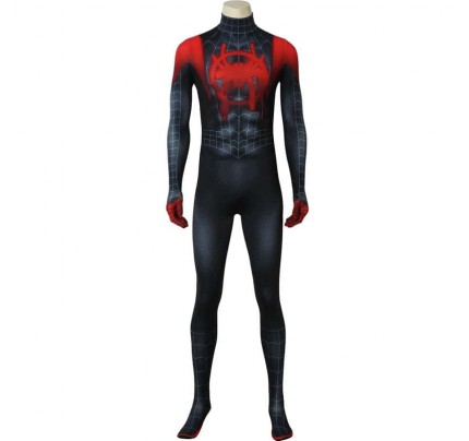 Spider Man Into The Spider Verse Miles Morales Spider Man Cosplay Costume