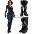 Marvel's The Avengers 2 Age of Ultron Black Widow Natasha Romanoff Black Shoes Cosplay Boots