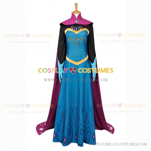 Film Frozen Cosplay Princess Elsa Costume Full Set