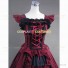 Antique Victorian Fairytale Gown Fancy Dress Stage Dress Wine