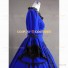 Marie Antoinette Royal Queen Renaissance Dress Evening Gown Blue