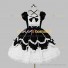 Classical Gothic Lolita Dress Black Tiered Short Sleeve Lolita Dress